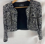 New Alex Evenings Mandarin Vine Crop Evening Jacket Size 12