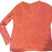 Soft Surroundings Oversized V Neck Sweater q