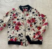 Floral Bomber Jacket