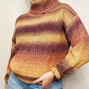 Ajax Ombre Stripe Turtleneck Sweater by Old Navy