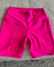 Alo Pink Biker Shorts