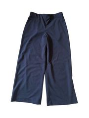 Woman’s Navy High Rise Wide Leg Dress Pants Trousers Sz XS