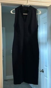 Black halo navy dress.  Excellent condition