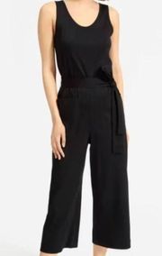 Everlane Luxe Cotton Jumpsuit - Black