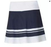 Puma pwrshape XL blue white stripe tennis skort NWT