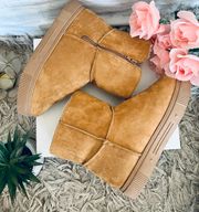 Faux Suede Boots