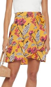 A.L.C. Hampton Floral Mini Wrap Skirt Sz 14 NWT Intermix Exclusive