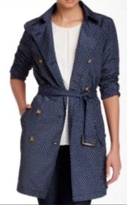 J. McLaughlin blue trench jacket size small