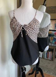 Juniors XL Leopard Swim Suit