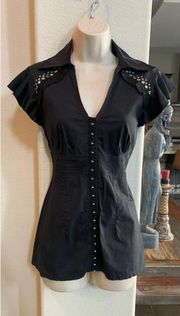 NWOT  London funky blouse. Sz M