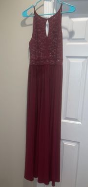 Maroon Prom Dress