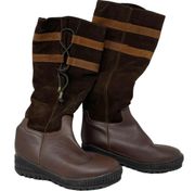 “Move On” Leather Suede Brown Cold Weather Boots Women’s Size 7