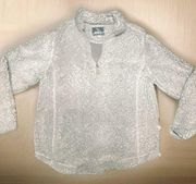 Simply Southern  Gray Sherpa Pullover size Medium