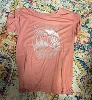 Rip Curl pink tee