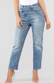 Fashion Nova Crossover Jeans