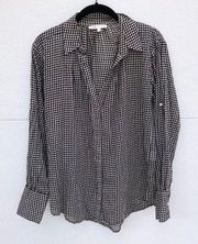 Houndstooth Blouse