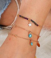 Boutique Multi Layer Anklet 3 pcs