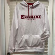 Men's Alabama Crimson Tide White Hoodie