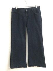 Michael Kors wide leg denim jeans 10