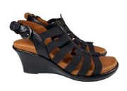 Gentle Souls by Kenneth Cole Wedge Hammer Strappy Sandals Size 6.5