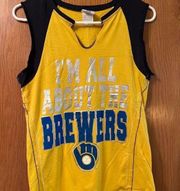 M Ladies Milwaukee Brewers Tank Top