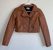 Faux Leather Jacket