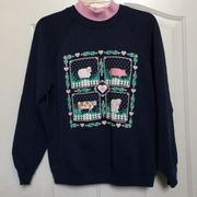 LADIES fruit of the loom country chic sweatshirt large