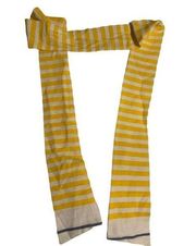 Lemlem Yellow White Striped Shawl NEW