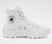 Converse  Chuck Taylor All Star Lugged White High Top Sneakers