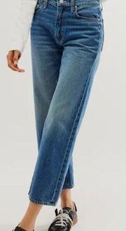 MOTHER The Bowie Rambler Zip Ankle Jeans - Under Pressure