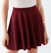 Kimchi Blue Maroon Flouncy Skirt