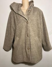 Women's warm jacket with a hood. Size M. $50.