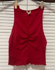 Short Blouse In Red Tone