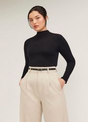 NWT Everlane The Supima® Form Funnel Neck Tee