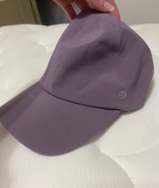 Purple Fast And Free Run Ponytail Hat