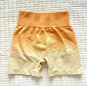 ombré seamless shorts size small