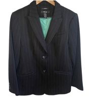 pin stripe black blazer