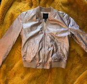 Rose Gold Bomber Jacket