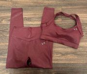 TLF Maroon Metallic set in a size small