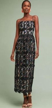 ML Monique Lhuillier Multicolor Tamara Lace Dress Size 6 US $595
