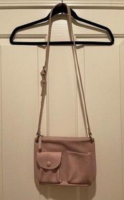 ANTHROPOLOGIE Blush Charlize Utility Crossbody Bag - EUC!