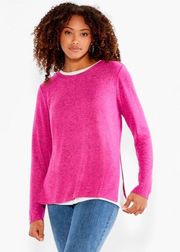 NZT NIC+ZOE Sweet Dreams Long Sleeve Double Layered Top, Size XL New w/Tag