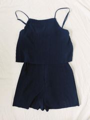 Navy Romper 