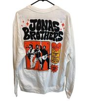 Jonas Brothers Official Merch The Tour Long Sleeve Crewneck Sweatshirt Size XL