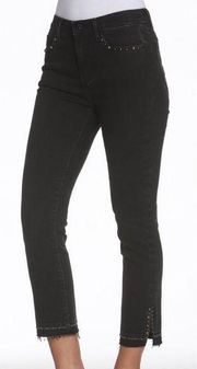 Driftwood - Amelia Ankle Crop Studded Black Jeans! Size 26