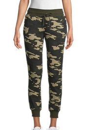 True Religion Women's Core Printed Camo Joggers