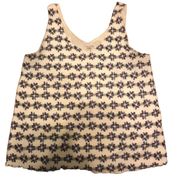 Halogen Fabrique Flowered Tank Top