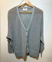 Old Navy grey knit cardigan XL