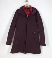 Patagonia Tres Parka 3-in-1 Winter Jacket Coat Whiskey Plum Size XL Preowned