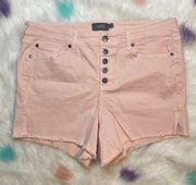 TORRID 5 Inch Vintage Stretch High-Rise Short Pearl Color Size 14